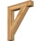 Ekena Millwork Traditional Block Rough Sawn Bracket, Western Red Cedar, 6"W x 36"D x 42"H BKT06X36X42TRA05RWR - alternate 1
